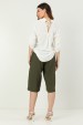Bermuda de Alfaiataria Feminina Rovena - Verde Militar - Tlic Rio