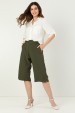 Bermuda de Alfaiataria Feminina Rovena - Verde Militar - Tlic Rio