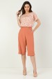 Blusa de Alfaiataria Feminina Nadira - Cáqui - Tlic Rio