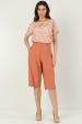 Blusa de Alfaiataria Feminina Nadira - Cáqui - Tlic Rio