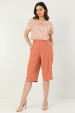 Blusa de Alfaiataria Feminina Nadira - Cáqui - Tlic Rio