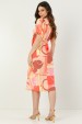 Vestido Midi de Alfaiataria Feminino Leonora - Laranja - Tlic Rio