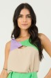 Blusa Regata de Alfaiataria Daya - Tlic Rio