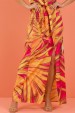 Saia Lisa - Pink com Amarelo - Tlic Rio