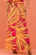 Saia Lisa - Pink com Amarelo - Tlic Rio