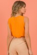 Blusa Jade - Bege com Laranja - Tlic Rio