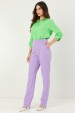 Calça de Alfaiataria Feminina Rebeca - Lilás - Tlic Rio