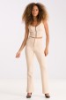 Blusa Cropped de Alfaiataria Hera - Areia - Tlic Rio