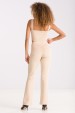 Blusa Cropped de Alfaiataria Hera - Areia - Tlic Rio