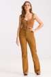 Blusa Cropped de Alfaiataria Hera - Camel - Tlic Rio