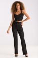 Blusa Cropped de Alfaiataria Hera - Preto - Tlic Rio