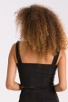 Blusa Cropped de Alfaiataria Hera - Preto - Tlic Rio