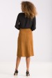 Saia Midi de Alfaiataria Artemis - Camel - Tlic Rio