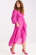 Vestido de Alfaiataria Manga Longa Alessia - Rosa - Tlic Rio
