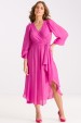 Vestido de Alfaiataria Manga Longa Alessia - Rosa - Tlic Rio