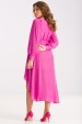 Vestido de Alfaiataria Manga Longa Alessia - Rosa - Tlic Rio