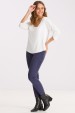Blusa de Alfaiataria Manga Longa Briana - Off White - Tlic Rio