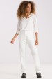 Blusa de Alfaiataria Manga Longa Belina - Off White - Tlic Rio