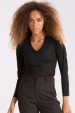 Blusa Manga Longa Karina - Preto- Tlic Rio