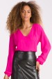Blusa de Alfaiataria Manga Longa Mirelle - Pink - Tlic Rio