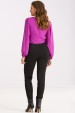Blusa de Alfaiataria Manga Longa Raven - Roxo Dália - Tlic Rio