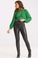 Blusa de Alfaiataria Manga Longa Raven - Verde Sálvia - Tlic Rio