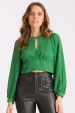 Blusa de Alfaiataria Manga Longa Raven - Verde Sálvia - Tlic Rio