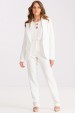 Blusa de Alfaiataria Manga Longa Rute - Off White - Tlic Rio