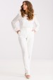 Blusa de Alfaiataria Manga Longa Rute - Off White - Tlic Rio