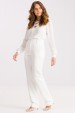 Blusa de Alfaiataria Manga Longa Rute - Off White - Tlic Rio