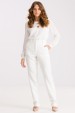 Blusa de Alfaiataria Manga Longa Rute - Off White - Tlic Rio