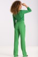 Blusa de Alfaiataria Manga Longa Rute - Verde Sálvia - Tlic Rio