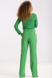 Blusa de Alfaiataria Manga Longa Rute - Verde Sálvia - Tlic Rio