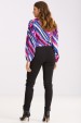 Blusa de Alfaiataria Manga Longa Charlise - Geométrico Preto - Tlic Rio