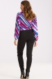 Blusa de Alfaiataria Manga Longa Charlise - Geométrico Preto - Tlic Rio