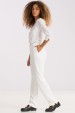 Calça de Alfaiataria Feminina Rebeca - Off White - Tlic Rio
