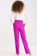 Calça Reta de Alfaiataria Feminina Kefera - Roxo Dália - Tlic Rio