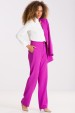 Calça Reta de Alfaiataria Feminina Kefera - Roxo Dália - Tlic Rio