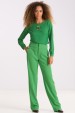 Calça Reta de Alfaiataria Feminina Kefera - Verde Sálvia - Tlic Rio