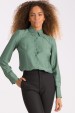 Camisa de Alfaiataria Eduarda - Verde Sálvia - Tlic Rio