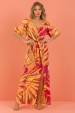 Saia Lisa - Pink com Amarelo - Tlic Rio