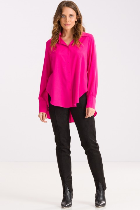 Camisa de Alfaiataria Manga Longa Ofélia - Pink - Tlic Rio