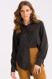 Camisa de Alfaiataria Manga Longa Ofélia - Preto - Tlic Rio