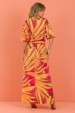 Saia Lisa - Pink com Amarelo - Tlic Rio