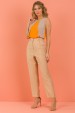 Blusa Jade - Bege com Laranja - Tlic Rio