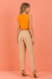 Blusa Jade - Bege com Laranja - Tlic Rio