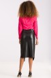 Camisa de Alfaiataria Cherry - Onça Pink com Vermelho - Tlic Rio
