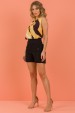 Blusa Cleo - Amarelo com Preto - Tlic Rio