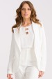 Blazer de Alfaiataria Feminina Molly - Off White - Tlic Rio