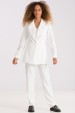 Blazer de Alfaiataria Feminina Lilla - Off White - Tlic Rio